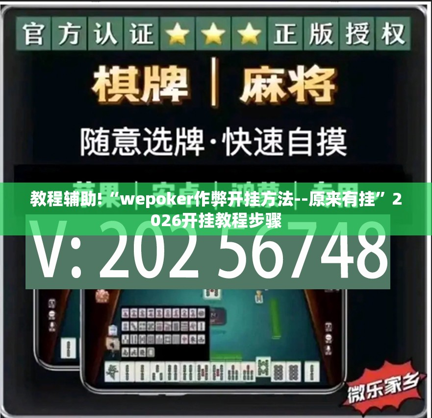 教程辅助!“wepoker作弊开挂方法--原来有挂”2026开挂教程步骤