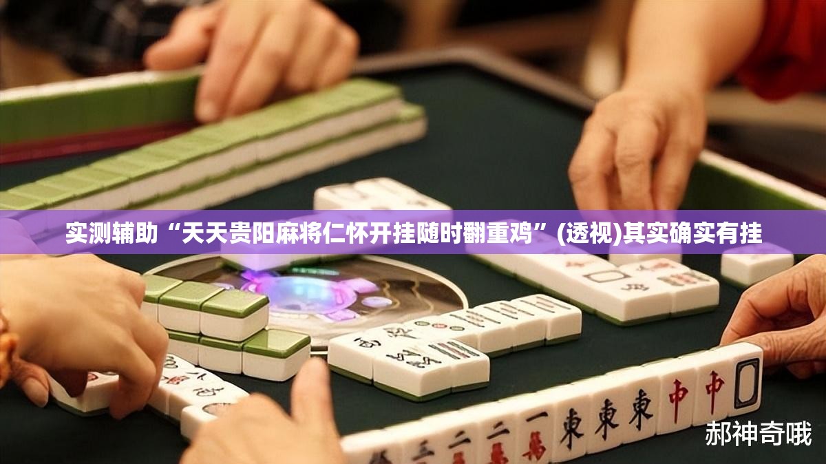 实测辅助“天天贵阳麻将仁怀开挂随时翻重鸡	”(透视)其实确实有挂