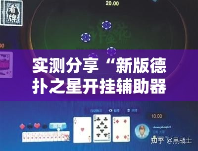实测分享“新版德扑之星开挂辅助器通用版	”详细开挂教程