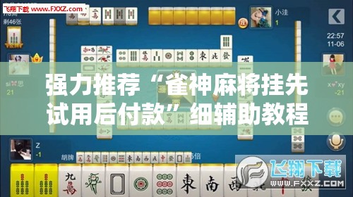 强力推荐“雀神麻将挂先试用后付款”细辅助教程分享