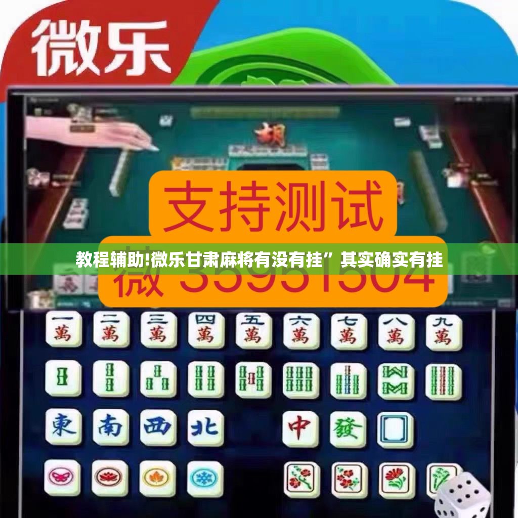 教程辅助!微乐甘肃麻将有没有挂”其实确实有挂
