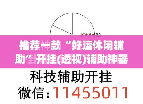 推荐一款“好运休闲辅助”开挂(透视)辅助神器