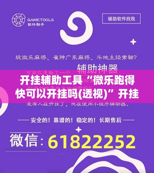 开挂辅助工具“微乐跑得快可以开挂吗(透视)”开挂辅助脚本+详细开挂安装教程