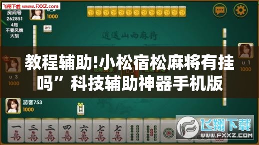 教程辅助!小松宿松麻将有挂吗”科技辅助神器手机版