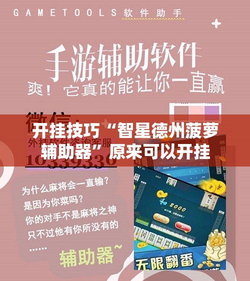 开挂技巧“智星德州菠萝辅助器”原来可以开挂
