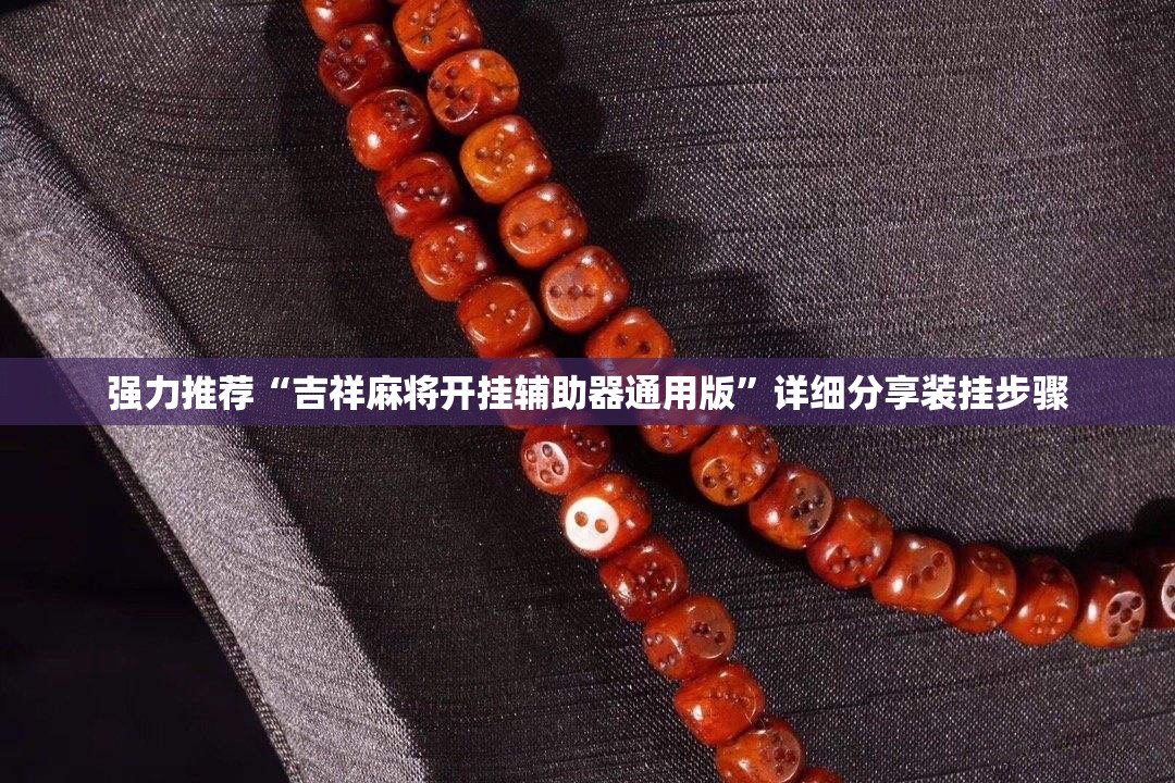 强力推荐“吉祥麻将开挂辅助器通用版”详细分享装挂步骤