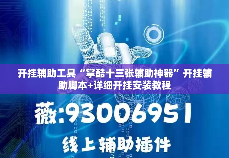 开挂辅助工具“掌酷十三张辅助神器”开挂辅助脚本+详细开挂安装教程