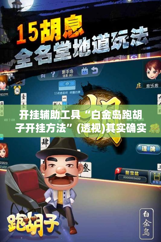 开挂辅助工具“白金岛跑胡子开挂方法”(透视)其实确实有挂