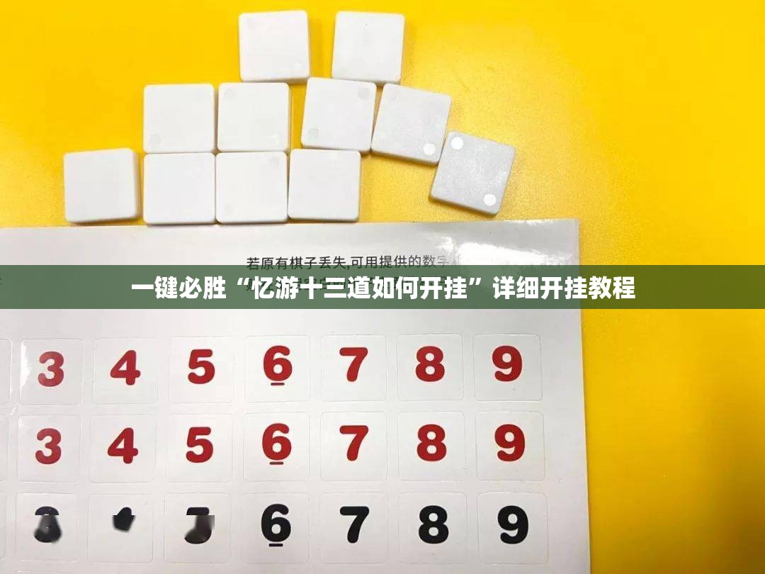 一键必胜“忆游十三道如何开挂	”详细开挂教程