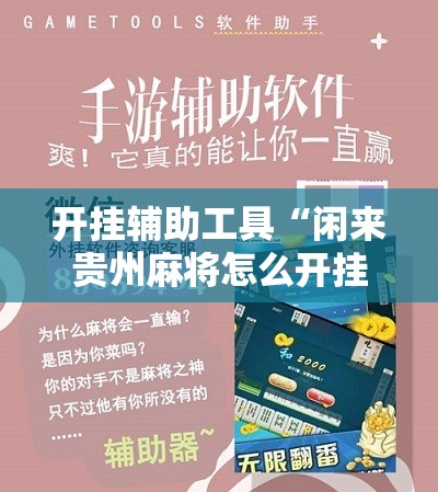 开挂辅助工具“闲来贵州麻将怎么开挂”科技辅助神器手机版