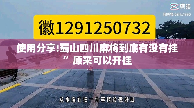 使用分享!蜀山四川麻将到底有没有挂”原来可以开挂