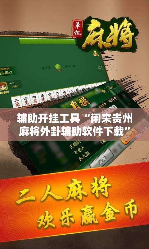 辅助开挂工具“闲来贵州麻将外卦辅助软件下载”详细开挂教程