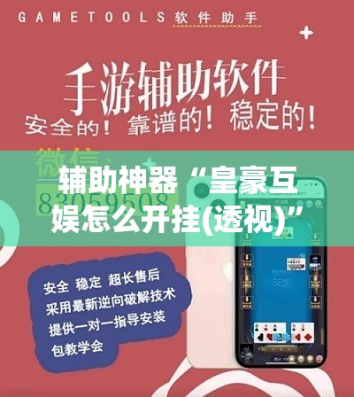 辅助神器“皇豪互娱怎么开挂(透视)	”开挂辅助脚本+详细开挂安装教程