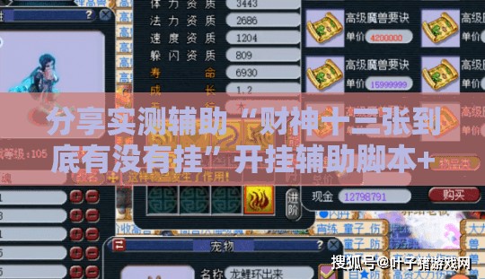 分享实测辅助“财神十三张到底有没有挂”开挂辅助脚本+详细开挂安装教程