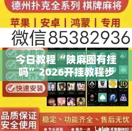 今日教程“陕麻圈有挂吗	”2026开挂教程步骤