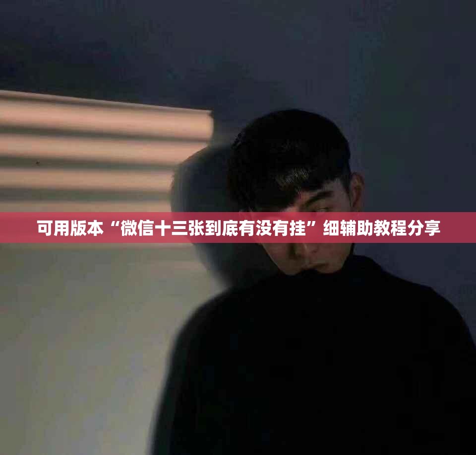 可用版本“微信十三张到底有没有挂	”细辅助教程分享