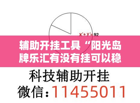 辅助开挂工具“阳光岛牌乐汇有没有挂可以稳赢的”详细外挂透视辅助软件教程