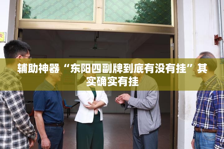 辅助神器“东阳四副牌到底有没有挂”其实确实有挂
