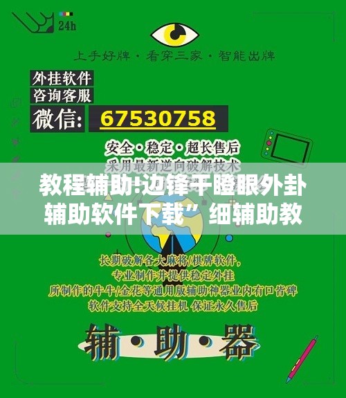 教程辅助!边锋干瞪眼外卦辅助软件下载”细辅助教程分享