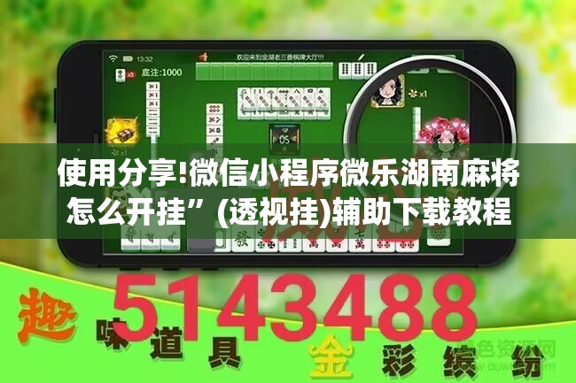 使用分享!微信小程序微乐湖南麻将怎么开挂”(透视挂)辅助下载教程