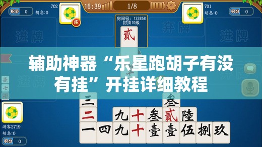 辅助神器“乐星跑胡子有没有挂”开挂详细教程